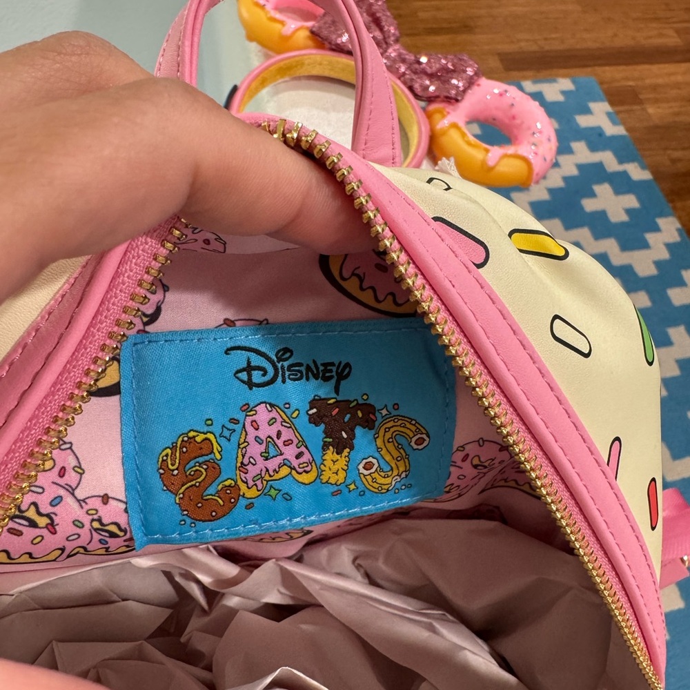 Disney Eats Sprinkle Donut Backpack - Ears - image 7